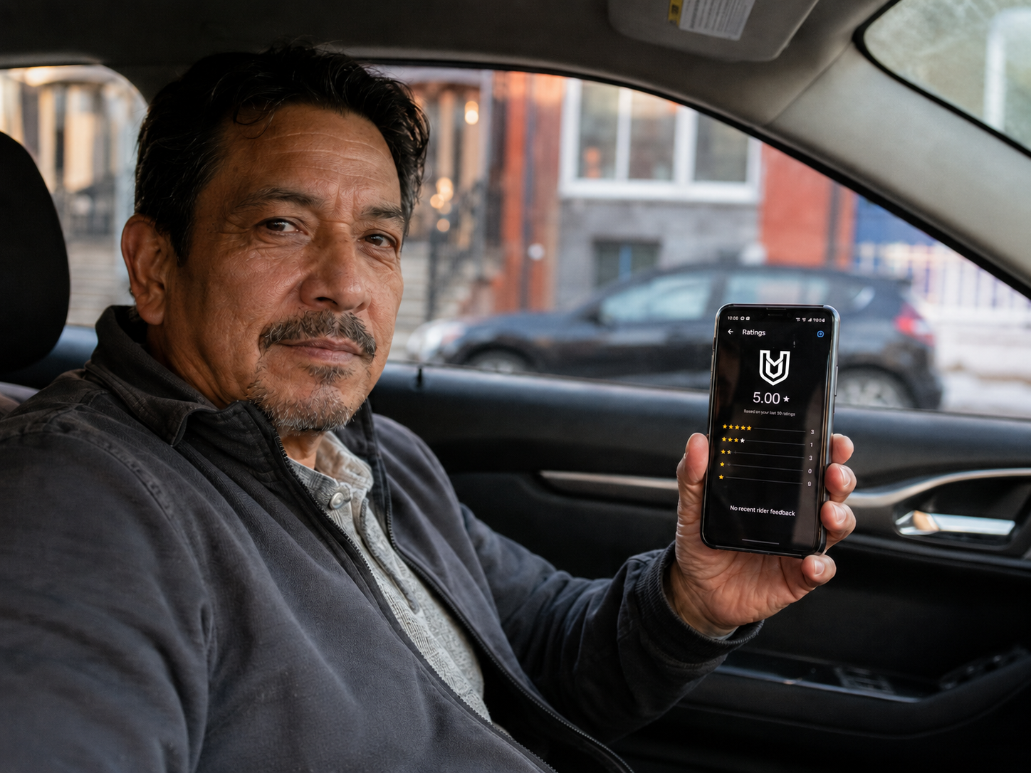 A driver, a seller, a host carrying signed star ratings between platforms.